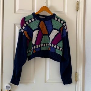 Vintage cropped sweater